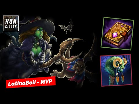 HoN Wretched Hag GRIMOIRE OF POWER with KULDRA'S SHEEPSTICK - MVP