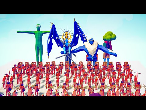 4x GIANT 👹 Vs ⚔️ 100x EVERY TEAM / Totally Accurate Battle Simulator ( TABS )