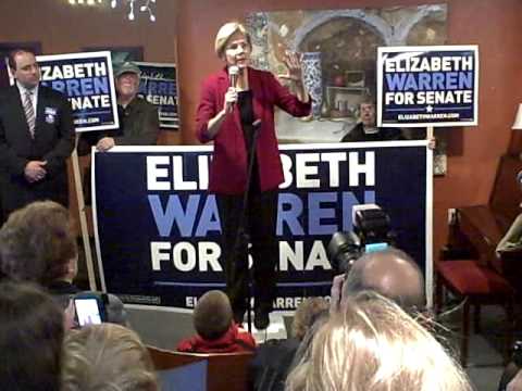 Liz Warren's Rally in Hudson, MA 11/2/12
