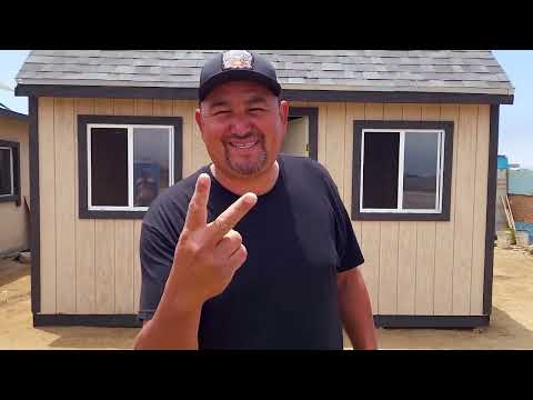 How to build a wooden house for less than $3,500 #tinyhouse