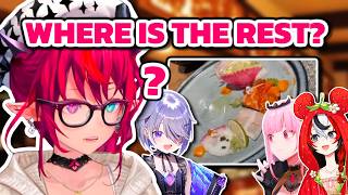 IRyS Was Really Confused By the Plating of This Fish Dish in a Fancy Dining Restaurant 【hololive EN】