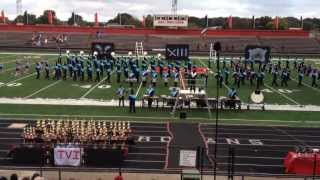 preview picture of video 'James Clemens High School Band at Tennessee Valley Invitational Marching Contest,19 Oct, 2013'