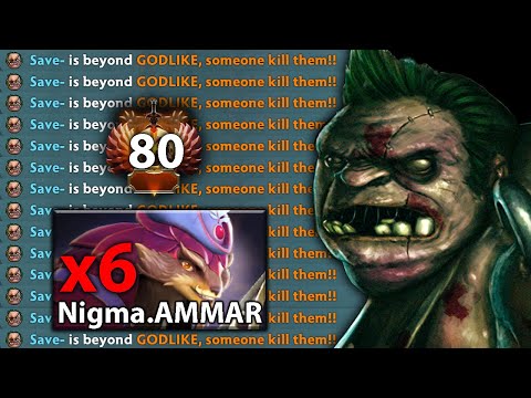 10k MMR : Pudge show no mercy vs Nigma.AMMAR | Genius Pudge