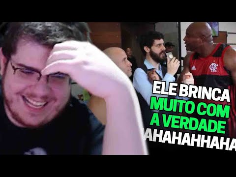 CASIMIRO REAGE: REPÓRTER DOIDÃO O RETORNO | FLAMENGO E PALMEIRAS FINAL LIBERTA | Cortes do Casimito