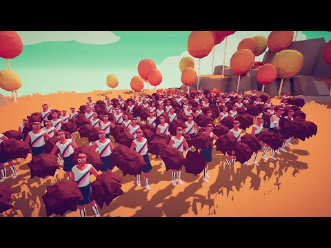Ranged Units with 100x Cheerleaders | Totally Accurate Battle Simulator | 4K