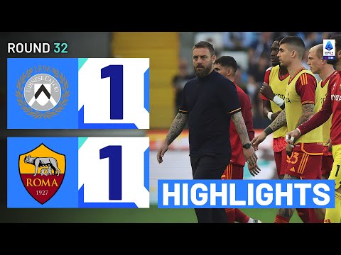 UDINESE-ROMA 1-1 | HIGHLIGHTS | 32ª GIORNATA | SERIE A TIM 2023/24