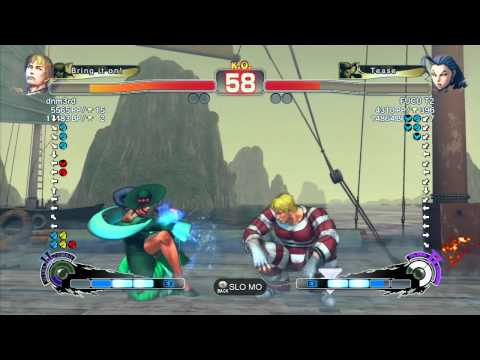SSF4 AE: Sasaki (Cody) vs FUCU T2 (Rose) - Ranked Match (720p HD)