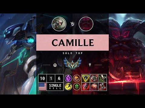Camille Top vs Ornn - NA Challenger Patch 14.14