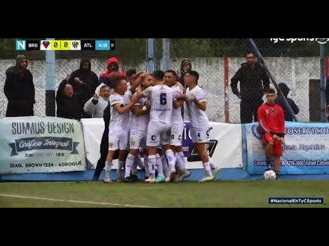 Brown De Adrogue - Atlanta [2-3] | RESUMEN | Primera Nacional 2024