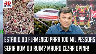 Estádio do Flamengo para 100 mil pessoas? ‘Para mim, a grande questão é…’; Mauro Cezar opina!