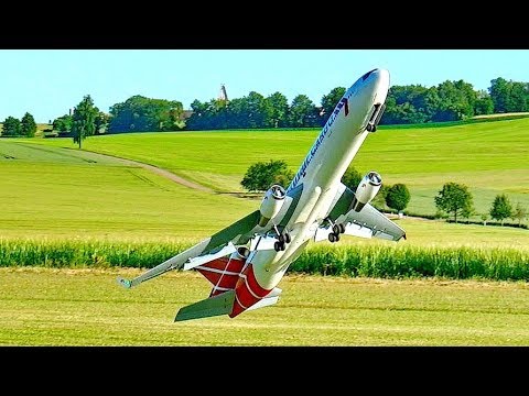 RC AIRLINER CRASH !!! MD-11 HUGE MODEL PASSENGER JET FLIGHT DEMONSTRATION AND VERY HARD LANDING