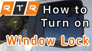 How To Turn On Your Child Window Lock 🔒 (2015-2020 Ford F-150)