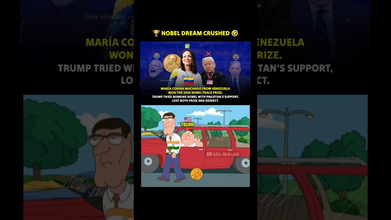 Trump tried Hard to get Nobel But 🤣🔥 Funny Meme #tariffwar