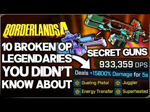 Borderlands 4 - 10 Best INFINITE Damage Legendaries You Didn't Know About - Secret Legendary Guns!