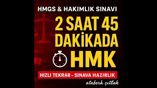 2 saat 45 dakikada HMK!  #HMGS #Hakimlik #GYS