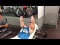 Incline dumbbell press