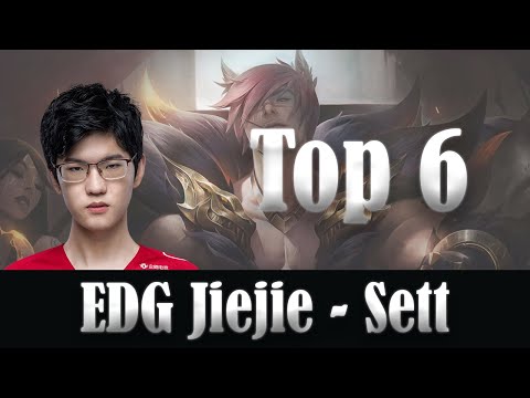 EDG Jiejie (Sett Jungle) Top Plays - Edward Gaming vs Bilibili, LPL 2020 Summer Week 9 Highlights