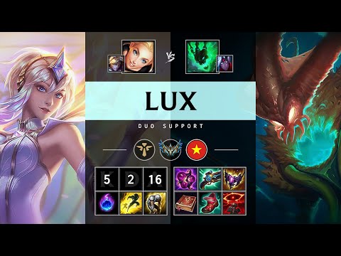 Lux Support vs Thresh: Rampage - VN Challenger Patch 14.24