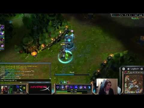 Bjergsen Zed vs Ahri [Challenger Ranked solo queue mid]