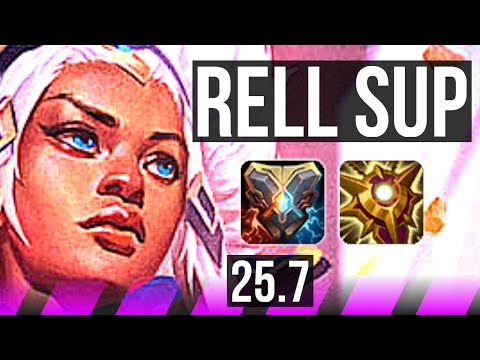 RELL & Seraphine vs ALISTAR & Kai'Sa (SUP) | 7/2/22 | NA Grandmaster | 25.7