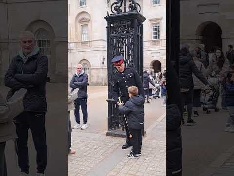 The Corporal of the Horse Guards ensures the Horse Guards remain pristine.