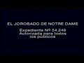 THE HUNCHBACK OF NOTRE DAME 1996 Intro VHS Spain