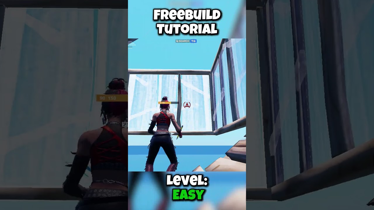 Freebuild Tutorial | Level Easy #fortnite #freebuild #tutorial #learn #easy #practice #JOGOPartner