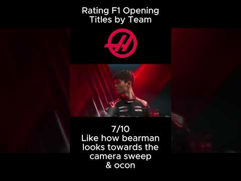 Ranking F1 Opening Titles 2025 #shorts #f1 #f2 #formula1