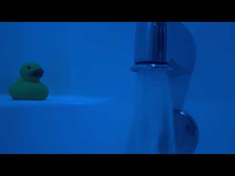 12 Hours Bathtub Running - Fun Lighting and Ducky - Soothing Sounds for Sleep 😴