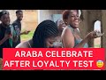 JOY ON ARABA’s FACE AFTER LOYALTY TEST 💕❤️