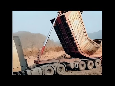 10 Extreme Dangerous Idiots Dump Truck Operator Skill - Biggest Heavy Equipment Machines Working