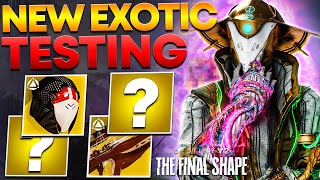 I Played The Final Shape.  The Wildest Exotic Is...