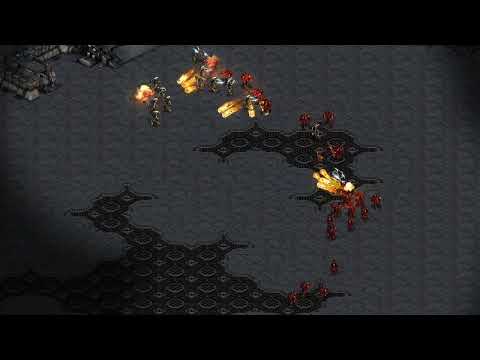 50 Firebats vs 50 Zealots
