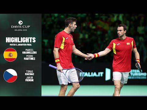 CRAZY double tiebreak win for Spain! 💥 | Spain v Czechia | 2025 Davis Cup Final 8