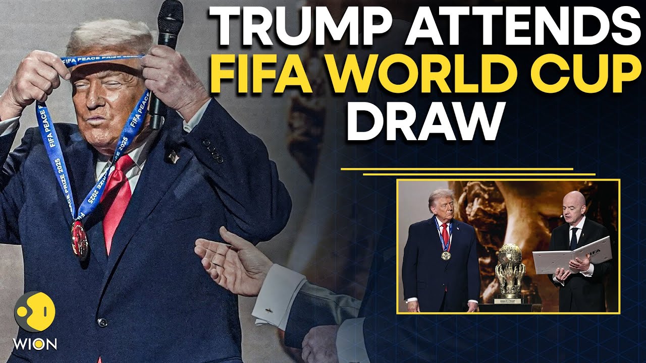 FIFA World Cup LIVE: Trump Attends the FIFA World Cup Draw at the Kennedy Center | WION Live