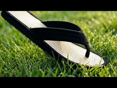 Quickkshop Natural Korai Grass Mat Wide Strap Slipper For Women &amp; Girl | Osho Sandal Stylish Comfortable Lightweight-6-Maroon-4