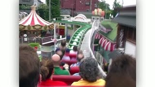 preview picture of video 'Roller Coaster - Hanayashiki Amusement Park - Asakusa, Taito, Tokyo, Japan'
