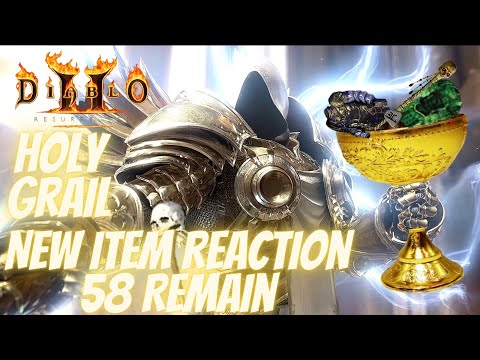 D2R. SSF. Holy Grail Drop Highlight. Big Item!