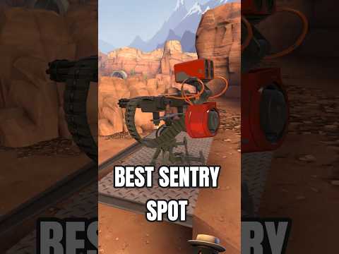 What is the BEST Sentry Spot on BADWATER? #tf2 #teamfortress2