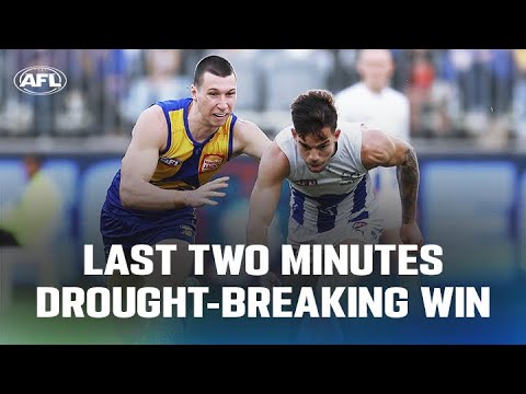 Last Two Minutes | West Coast Eagles v North Melbourne | Round 20, 2023 | AFL