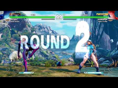 Street Fighter V - Juri vs Cammy 8th Apr 2017