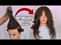 EASY BUTTERFLY HAIRCUT LAYERED HAIRCUT Tutorial
