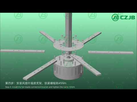 Cách lắp đặt quạt trần công nghiệp