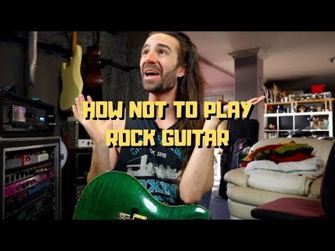 How NOT to Play Rock Guitar - Dominant Pentatonics