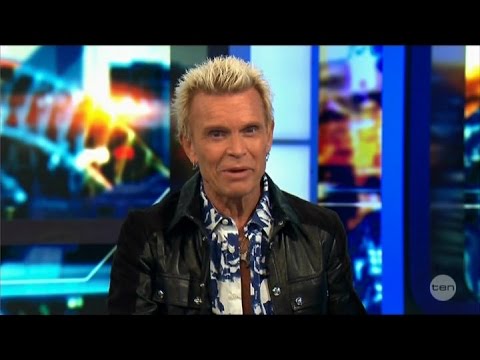 Billy Idol Australian Tv Interview LIVE + More March 23, 2015