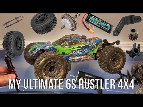 My 6s Rustler 4x4 Build! - Best Upgrades, Full Build, and 3+ Year Review!