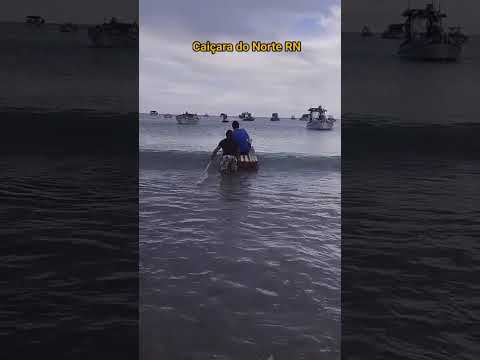 Pelas trilhas do RN.  parada na praia de Caiçara do Norte.