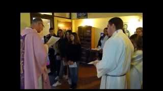 preview picture of video 'Messe d'entrée en catéchuménat, Borgo - 14 mars 2015'