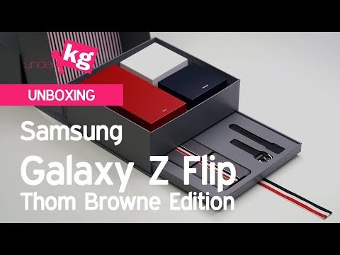 Samsung Galaxy Z Flip Thom Browne Edition Unboxing [4K]