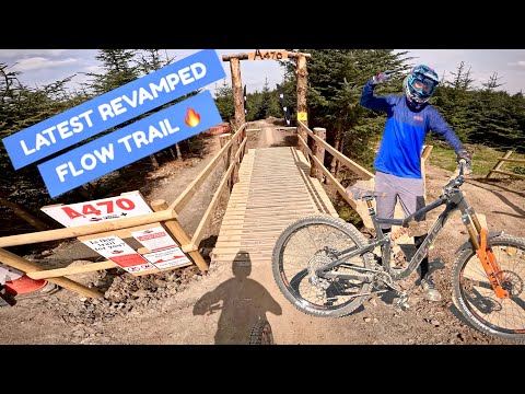 A470 MTB FLOW TRAIL BIKEPARK WALES REVAMP HOW DO YOU RATE IT??? 🔥